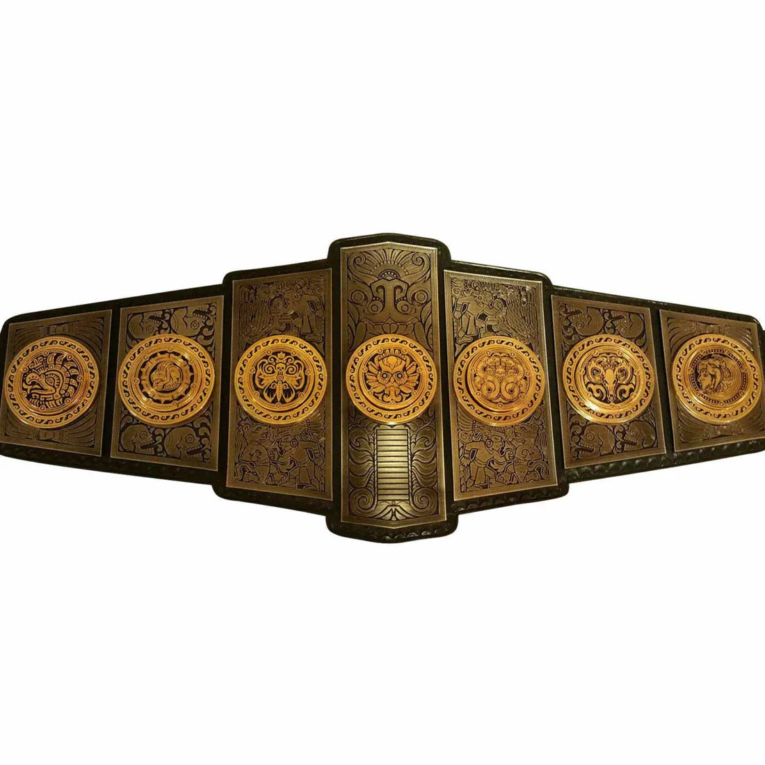 LUCHA Underground Gift Of God Stacked 3 Layer Wrestling Championship Replica Title Belt