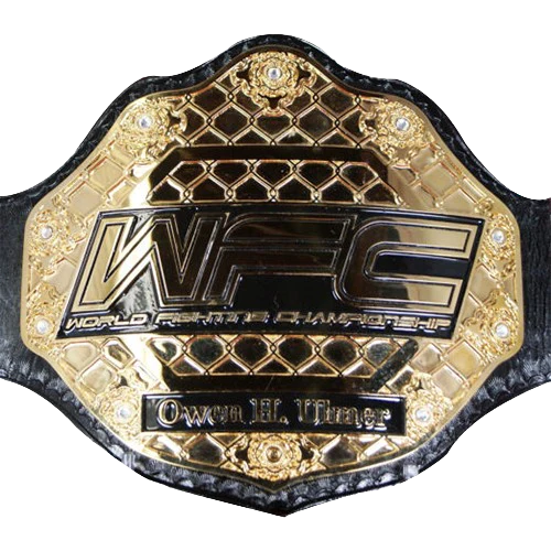 WFC Championship Belt with Custom Name Plates