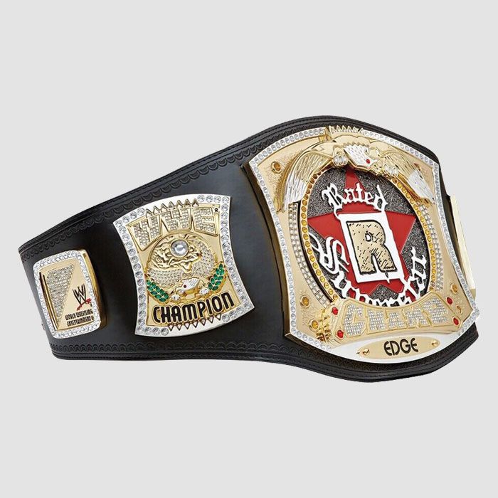 Edge’s Rated R Spinner  Championship Title Belt