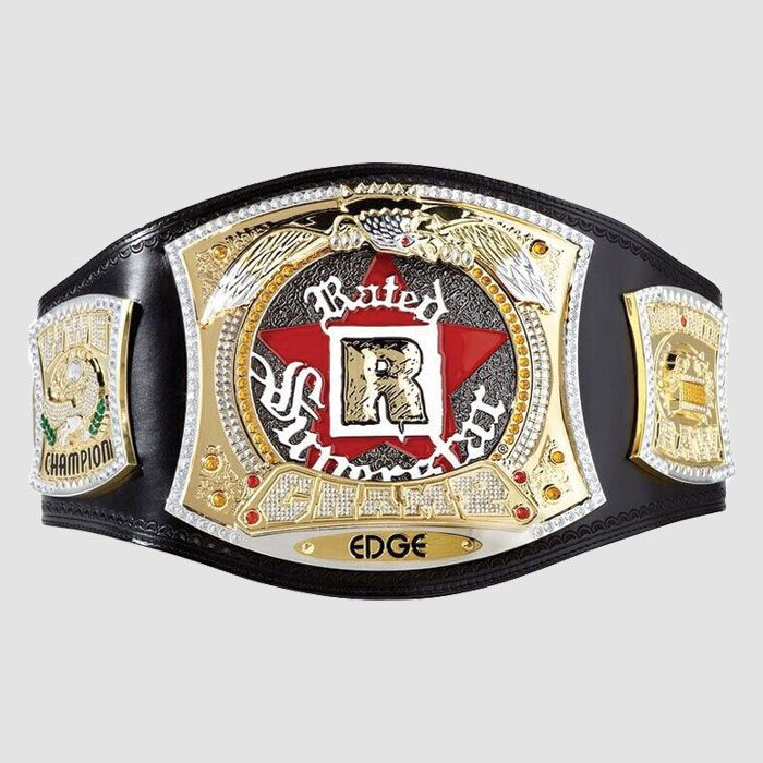 Edge’s Rated R Spinner  Championship Title Belt