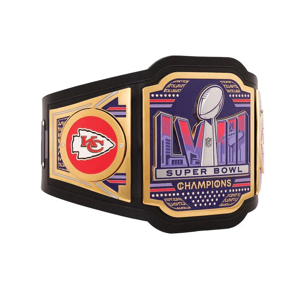 Kansas City Chiefs Super Bowl LVIII Champions WWE Legacy Title Belt