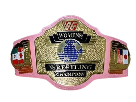 WWF Women Heavyweight Wrestling Championship Title Belt